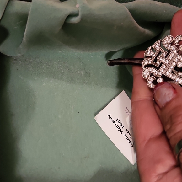ANDREW PRINCE DESIGNED  PLATINUM HAIR PIN IT HAS A LIFETIME WARRANTY - Picture 6 of 6